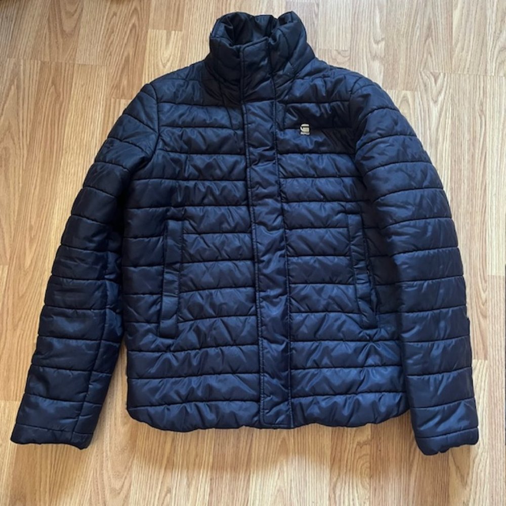 G-Star RAW Correct Puffer Jacket mens size M dark blue